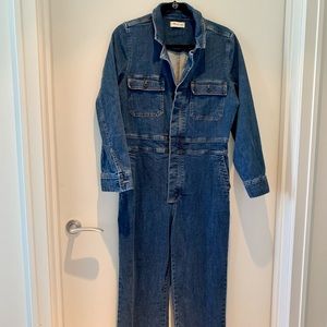 Madewell Denim Slim Coverall Jumpsuit